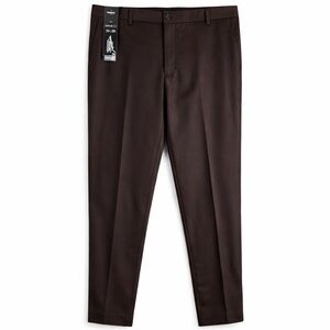 New with Tags Uniworth Regular Trouser Chocolate Mens Dress Pants Size 36x28